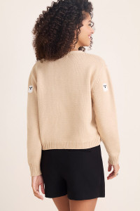 Ghost V-Neck Cardigan