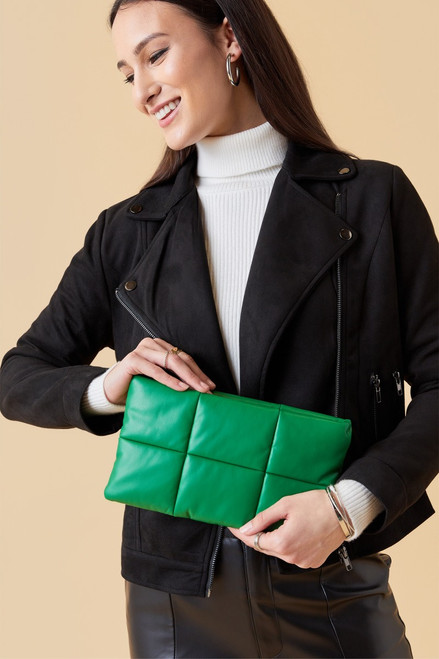 Rylee Quiltted Puffer Clutch