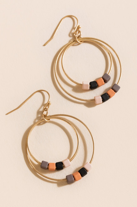 Adoni Two Layered Hoops