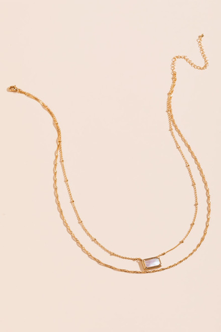 Sylvie Stationed Layered Necklace