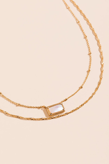 Sylvie Stationed Layered Necklace