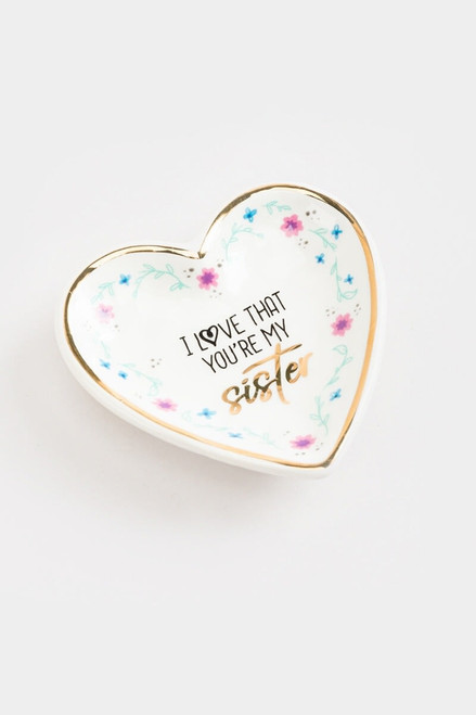 I Love That You're My Sister Trinket Dish
