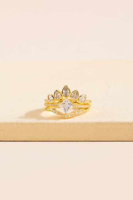 Anna Three CZ Ring Set