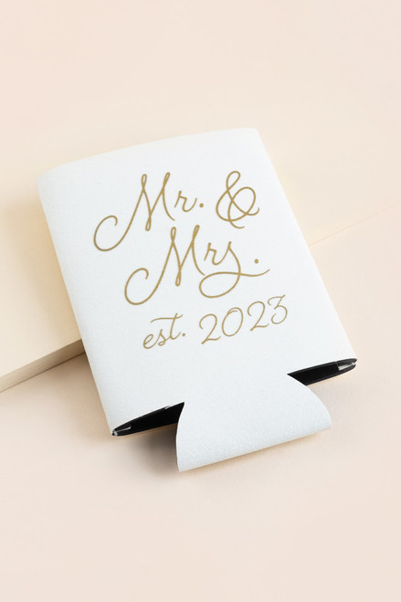 Mr & Mrs 2023 Wine Bottle Sleeve