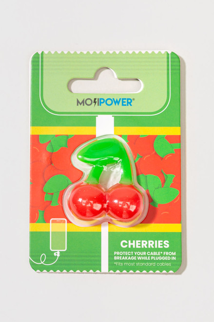 MojiPower Cherries Cable Protector