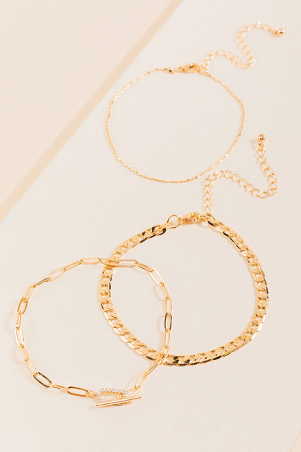 Cassidy Chain Bracelet Set