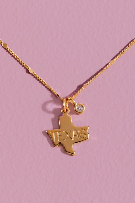 Trove Texas State Necklace