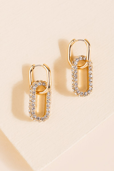 Ayla Thick Chain Link Drop Earrings