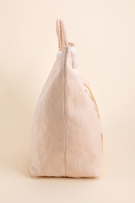 Bridesmaid Tassel Paperstraw Tote