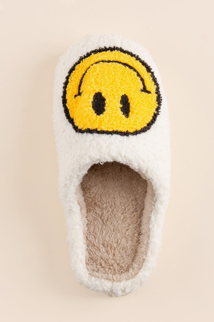 Smiley Teddy Slippers