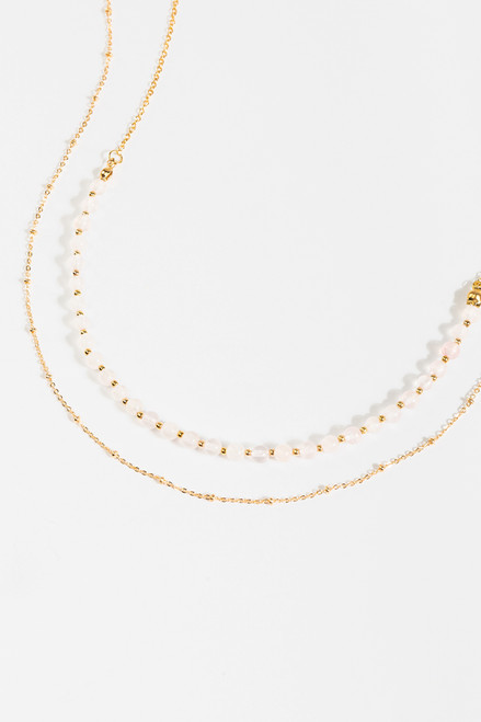 Anaya Rose Quartz Stand Choker