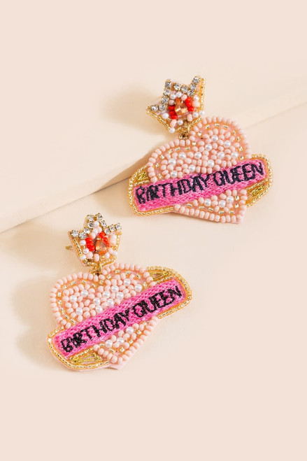 Birthday Queen Earrings