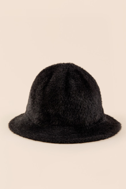 Brandy Fuzzy Bucket Hat