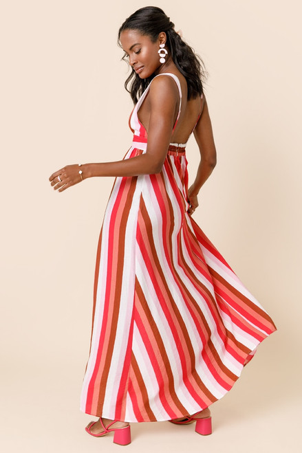 Kayla Striped Maxi Dress