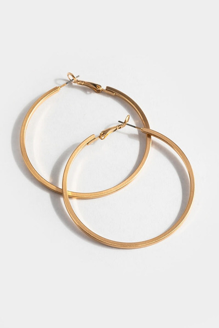 Milan Thin Gold Hoops