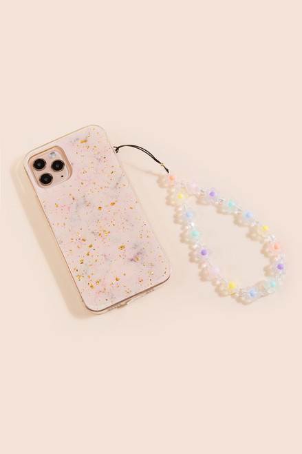 Vanessa Floral Bead Phone Charm