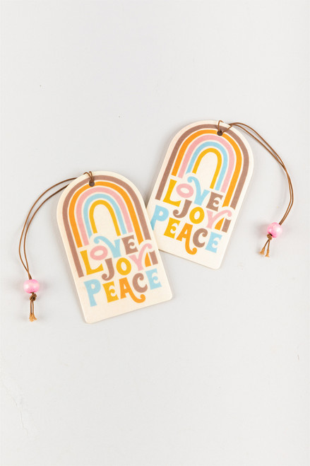 Studio Oh!® Love Joy Peace Car Air Freshener