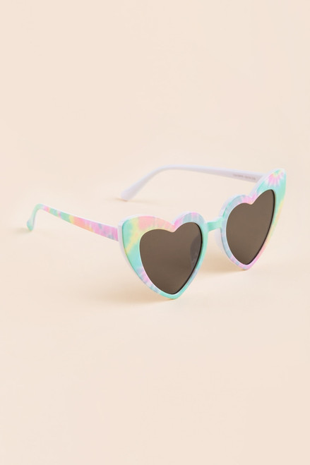 Erica Vintage Heart Shaped Sunglasses