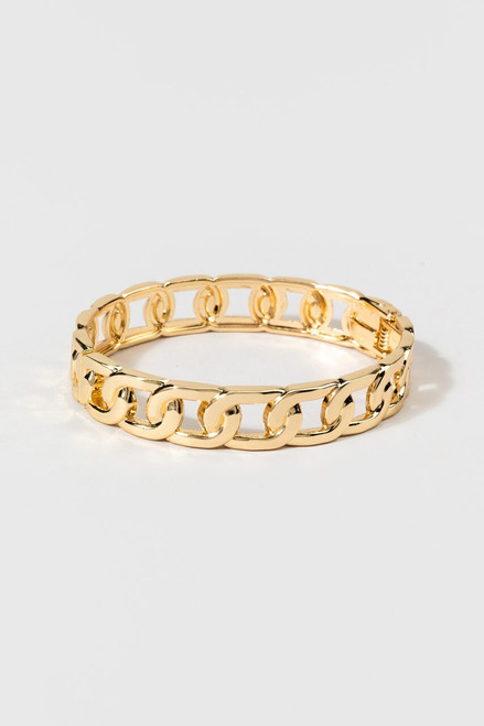 Ava Chunky Linked Clasp Cuff Bracelet