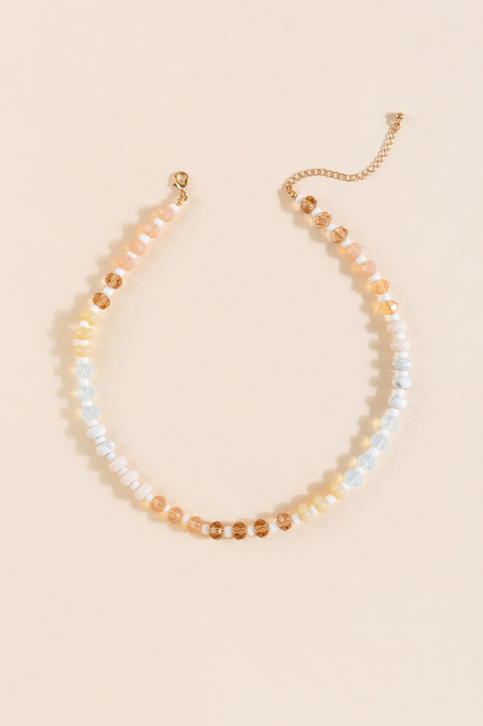 Allie Single Strand Beaded Necklace