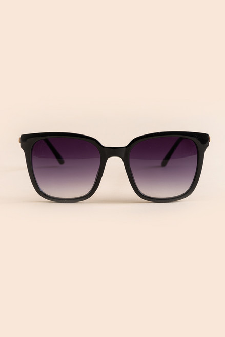 Anne Metal Square Sunglasses