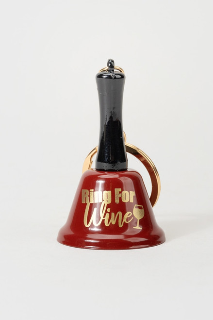 Ring for Wine Key Ring Bell