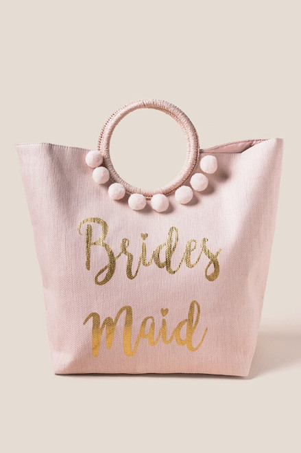 Bridesmaid Circle Handle Tote