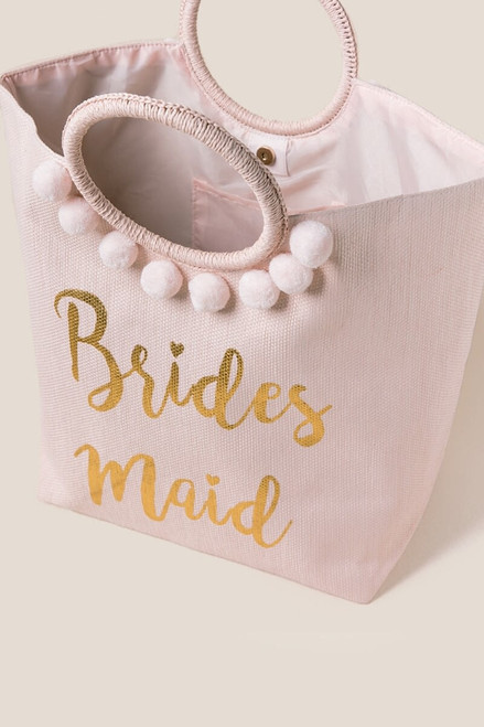 Bridesmaid Circle Handle Tote