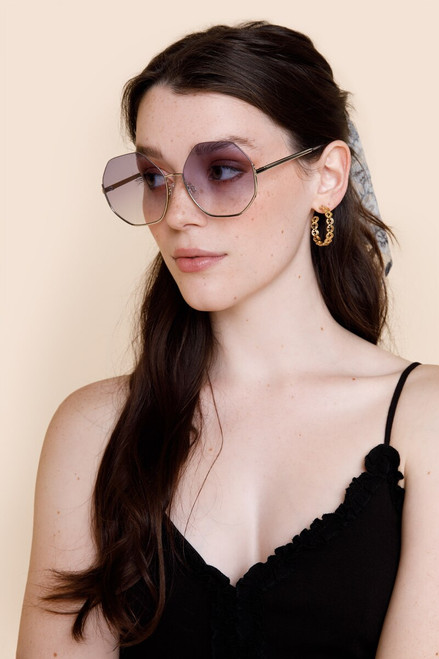 Trudy Octagon Shaped Sunglasses