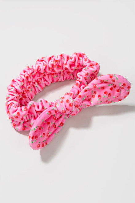 Neon Cherries Spa Headband