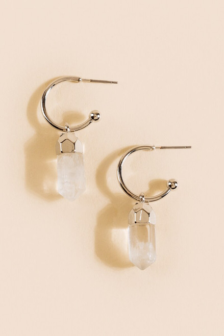Jaime Huggie Semi Drop Earrings