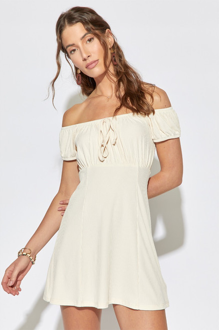 Emma Puff Sleeve Mini Dress