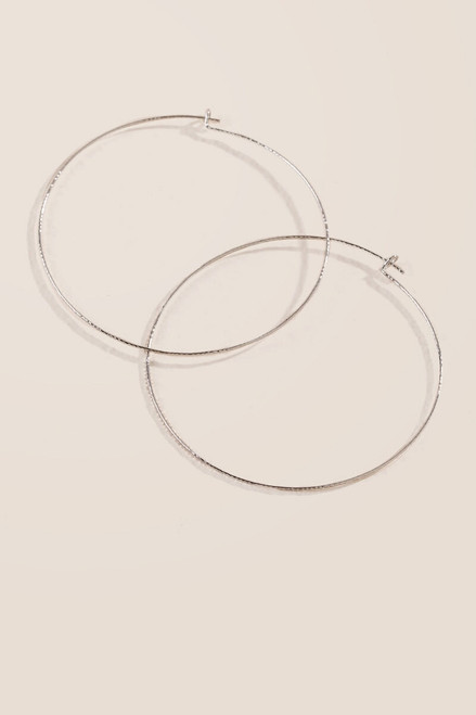 Andi Delicate Silver Hoops