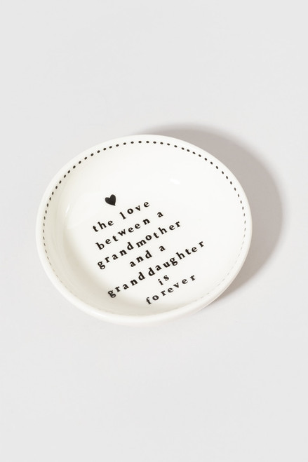 Grandmother Granddaughter Trinket DIsh