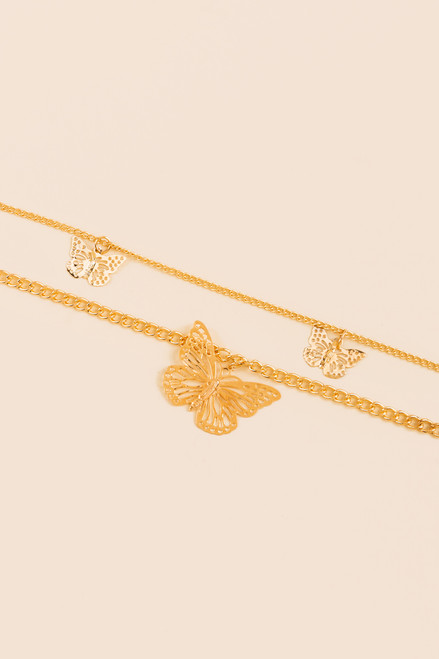 Blair Butterfly Chain Belt