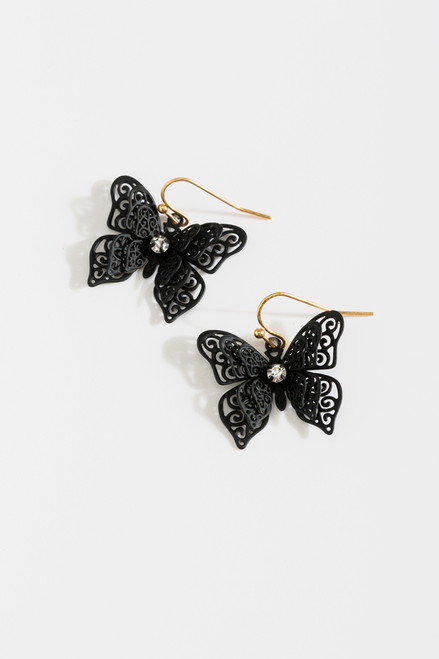 Avalynn Filigree Butterfly Drop Earrings