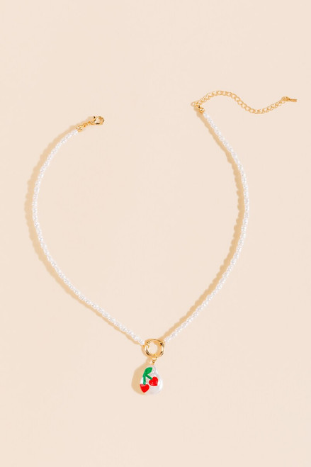 Marty Cherry Pendant Necklace