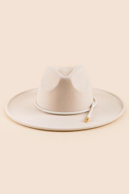 Jazmine Braided Knot Felt Panama Hat