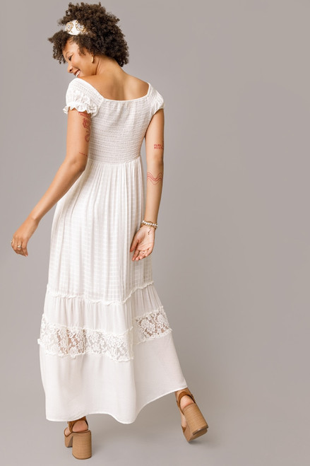 Rae Off The Shoulder Lace Maxi Dress