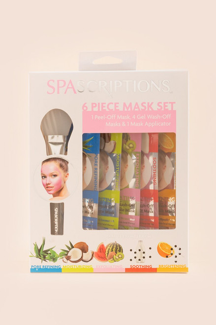 Spascriptions 6 Piece  Facial Mask Set