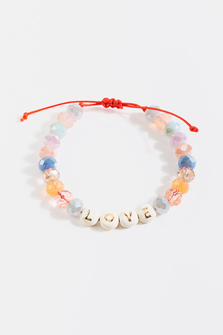 Love Pastel Pull Tie Bracelet