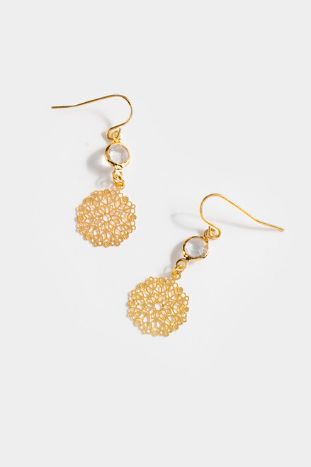 Nova Filigree Drop Earrings