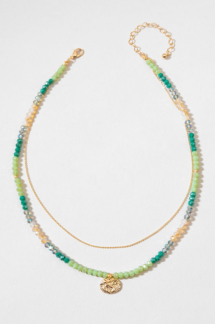 Avery Beaded Layered Necklace