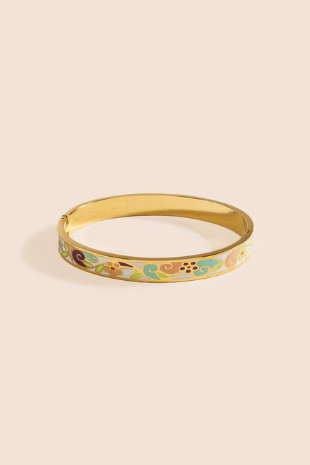 Emma Floral Bangle Bracelet