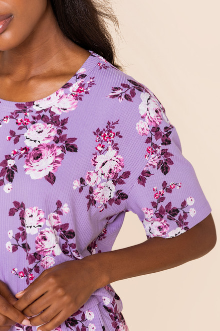 Alessia Floral Lounge Tee