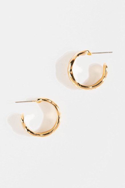 Tanya Quilted Small Hoops