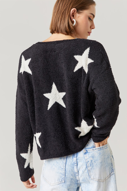 Bethany Star Teddy Pullover Sweater