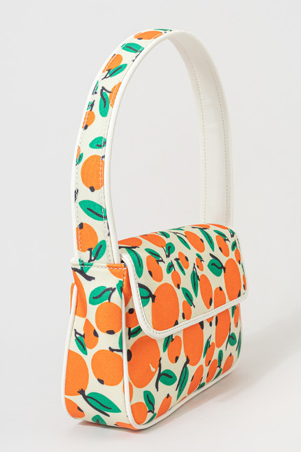 Phyliss Orange Hobo Handbag