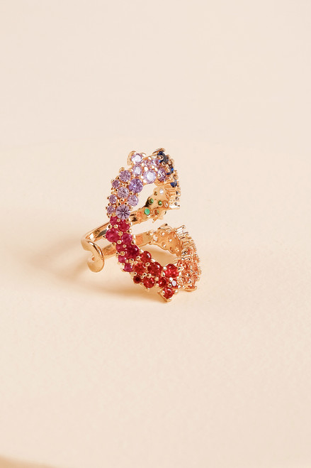 Cynthia Multi-Colored Crystal Ring