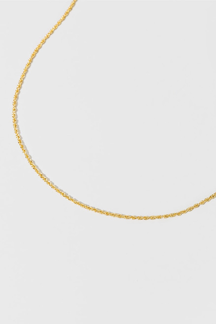 Isla 14K Gold Dipped Rope Chain Necklace